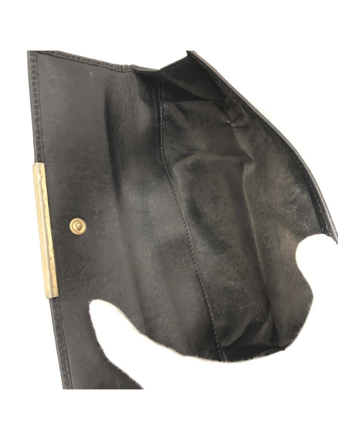 GUCCI Guccissima GG Logo Black Leather Long Bifold Wallet with COA